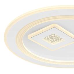 Netlighting Valeria Round Semi Ceiling Light White 2x LED Dimmable 2700-6500K - thumbnail 3