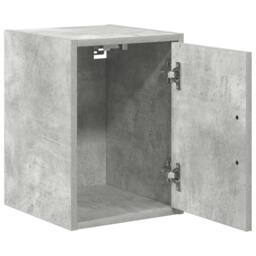 Berkfield Home Durable Garage Wall Cabinets 2 pcs Concrete Grey Engineered Wood - thumbnail 5
