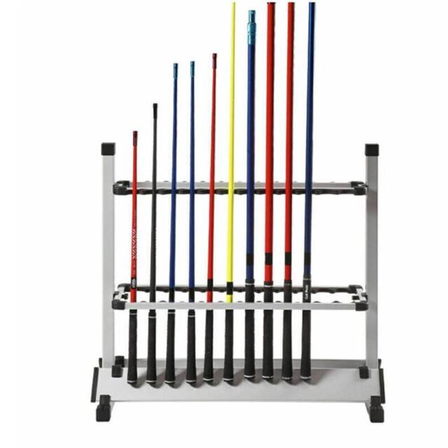 Nordara Aluminum Alloy Fishing Rod Rack, Holds 24 Rods - image 1