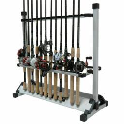 Nordara Aluminum Alloy Fishing Rod Rack, Holds 24 Rods - thumbnail 3
