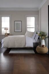 The Lyndon Company Next Level 100% Duvet Cover Set with Cuff Detailing in Beige - Size: King - thumbnail 2