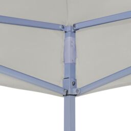 Berkfield Home Professional Folding Party Tent 2x2 m Steel Cream in Beige - thumbnail 3
