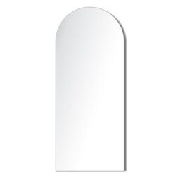 Home Garden Direct Albano Large Frameless Arched Full Length Mirror 179x80cm in Clear - Size: 179x80 cm - thumbnail 4