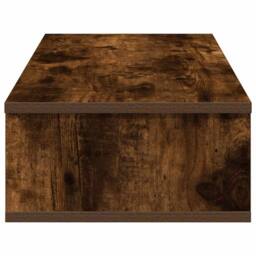 Berkfield Home Decorative Wall Shelf with Drawers Smoked Oak 80x31x17 cm Enginee in Brown - Size: 80 x 31 x 17 cm - thumbnail 5