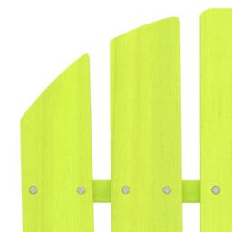 Berkfield Home Garden Adirondack Chair Solid Fir Wood Green in Bright Green - thumbnail 5