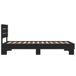 Berkfield Home Bed Frame without Mattress Black 75x190 cm Small Single - thumbnail 5