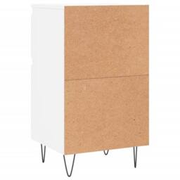 Berkfield Home Sideboards 2 pcs White 40x35x70 cm Engineered Wood - Size: 40 x 35 x 70 cm - thumbnail 9