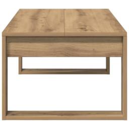 Berkfield Home Coffee Table Artisan Oak 102x50x35 cm Engineered Wood in Brown - Size: 102 x 50 x 35 cm - thumbnail 5