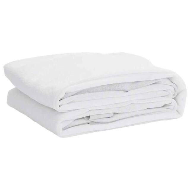 Berkfield Home Mattress Protector White 120x220 cm Waterproof - image 1