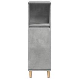 Berkfield Home 3 Piece Bathroom Furniture Set Concrete Grey Engineered Wood - thumbnail 7