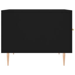 Berkfield Home Coffee Table Black 50x50x40 cm Engineered Wood - Size: 50 x 50 x 40 cm - thumbnail 7
