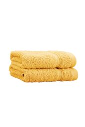 Catherine Lansfield 'Zero Twist' Face Cloth Pair in Yellow - thumbnail 5