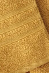 Catherine Lansfield 'Zero Twist' Face Cloth Pair in Yellow - thumbnail 2