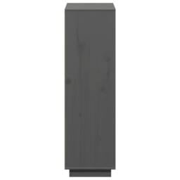 Berkfield Home Highboard Grey 110.5x35x117 cm Solid Wood Pine - thumbnail 8