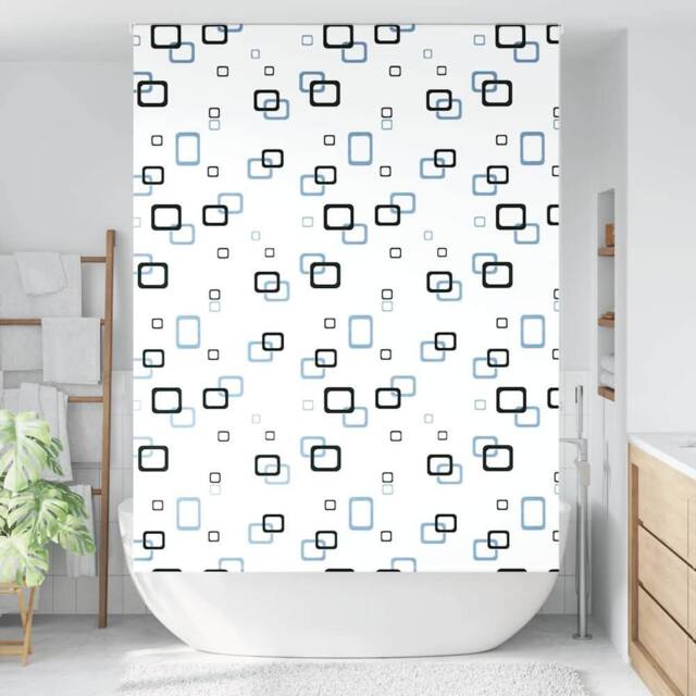 Berkfield Home Shower Roller Blind 160x240 cm Fabric Width 156 cm in White - image 1