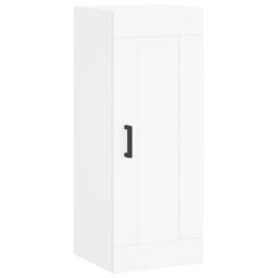 Berkfield Home Highboard White 34.5x34x180 cm Engineered Wood - thumbnail 8