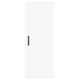 Berkfield Home Highboard White 34.5x34x180 cm Engineered Wood - thumbnail 7