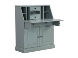 Vente-unique Secretary Desk - Pine & MDF - Almond Green - CLEORE - thumbnail 6