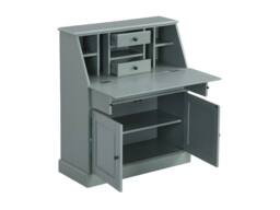 Vente-unique Secretary Desk - Pine & MDF - Almond Green - CLEORE - thumbnail 7