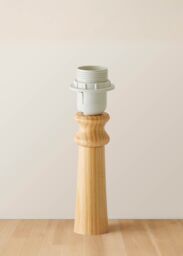 ValueLights Victoria Traditional Wooden Stem Floor Lamp Base in Natural - thumbnail 4