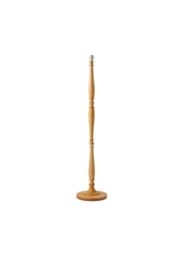 ValueLights Victoria Traditional Wooden Stem Floor Lamp Base in Natural - thumbnail 7
