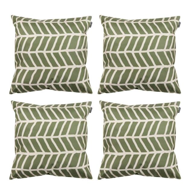 icon Mark Making Scatter Cushion Khaki 43x43cm Set of 2 - Size: 43 cm x 43 cm - image 1