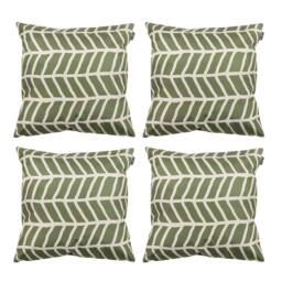 icon Mark Making Scatter Cushion Khaki 43x43cm Set of 2 - Size: 43 cm x 43 cm