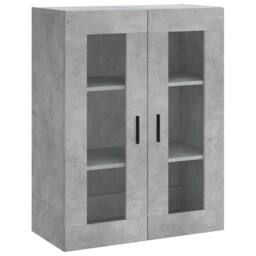 Berkfield Home Highboard Concrete Grey 69.5x34x180 cm Engineered Wood - thumbnail 5