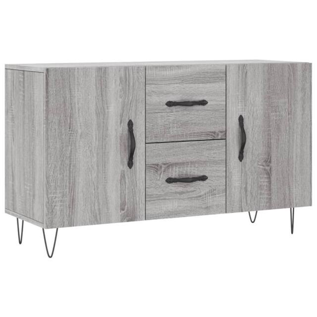 Berkfield Home Sideboard Grey Sonoma 100x36x60 cm Engineered Wood - Size: 100 x 36 x 60 cm - image 1