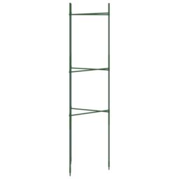 Berkfield Home Tomato Cages 8 pcs 116 cm Steel & PP in Green - thumbnail 4