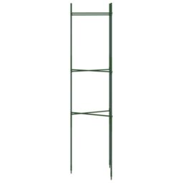 Berkfield Home Tomato Cages 8 pcs 116 cm Steel & PP in Green - thumbnail 6