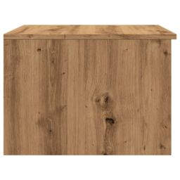 Berkfield Home Coffee Table Artisan Oak 50x50x36 cm Engineered Wood in Brown - Size: 50 x 50 x 36 cm - thumbnail 6