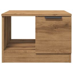 Berkfield Home Coffee Table Artisan Oak 50x50x36 cm Engineered Wood in Brown - Size: 50 x 50 x 36 cm - thumbnail 5