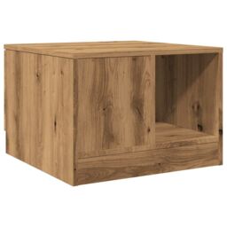 Berkfield Home Coffee Table Artisan Oak 50x50x36 cm Engineered Wood in Brown - Size: 50 x 50 x 36 cm - thumbnail 7