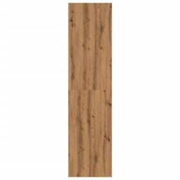 Berkfield Home Wardrobe Artisian Oak 80x50x200 cm Engineered Wood in Brown - Size: 80 x 50 x 200 cm - thumbnail 5