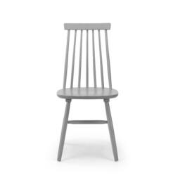 Cheshire Bellmont Elegant Spindle Back Dining Chairs - Grey - Set of 2 - thumbnail 3