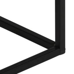Berkfield Home Console Table 110x30x75 cm Solid Wood Rough Mango & Iron in Brown - Size: 110 x 30 x 75 cm - thumbnail 6