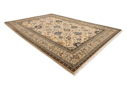 RugsX Wool Keshan Rug in Beige - Size: 80 cm x 145 cm - thumbnail 3