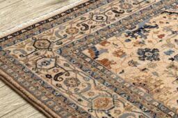 RugsX Wool Keshan Rug in Beige - Size: 80 cm x 145 cm - thumbnail 5
