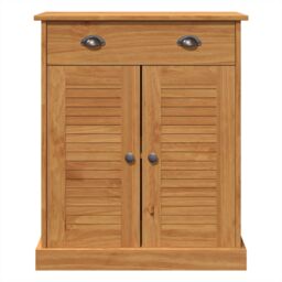 Berkfield Home Bathroom Cabinet Honey brown 68 x 34 x 80 cm Solid pine wood - thumbnail 6