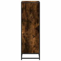 Berkfield Home Modern Book Cabinet Smoked Oak 40x35x107.5 cm Engineered Wood in Brown - thumbnail 5