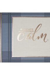 Art for the Home Heritage Tweed Trio Set of 3 Printed Canvas in Blue - thumbnail 3