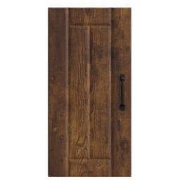 Berkfield Home Kitchen Wall Cabinet Lucca Smoked Oak Engineered Wood in Brown - thumbnail 4