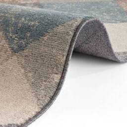 THE RUGS Terrain Designer Shortpile Rug Bakke Geometric Design Durable in Beige - Size: 120 cm x 170 cm - thumbnail 3
