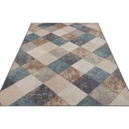THE RUGS Terrain Designer Shortpile Rug Bakke Geometric Design Durable in Beige - Size: 120 cm x 170 cm - thumbnail 4