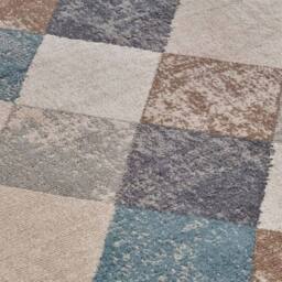 THE RUGS Terrain Designer Shortpile Rug Bakke Geometric Design Durable in Beige - Size: 120 cm x 170 cm - thumbnail 2