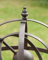 Dibor Antique Outdoor Garden Decoration Armillary Sphere Ornament in Brown - thumbnail 3