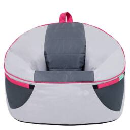 icon Alpha Kids Gaming Bean Bag Childrens Beanbag in Grey - Size: Small - thumbnail 4