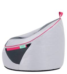 icon Alpha Kids Gaming Bean Bag Childrens Beanbag in Grey - Size: Small - thumbnail 5