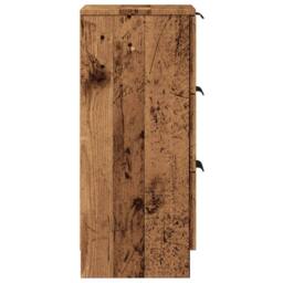 Berkfield Home Sideboards 2 pcs Old Wood 30x30x70 cm Engineered Wood in Brown - Size: 30 x 30 x 70 cm - thumbnail 6